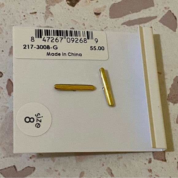 Gorjana 18k Gold Plated Port Ring Womens Size 6 and 8 New With Tags - Picture 6 of 6